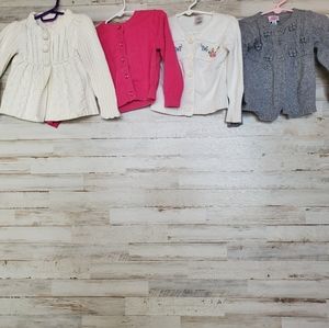 ☆3/$15☆ Lot of 4 - 3T - adorable girls cardigans